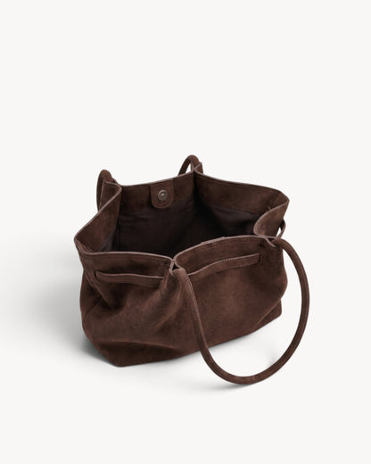 Elvaréne | Bolso tote de hombro fruncido con laterales alados