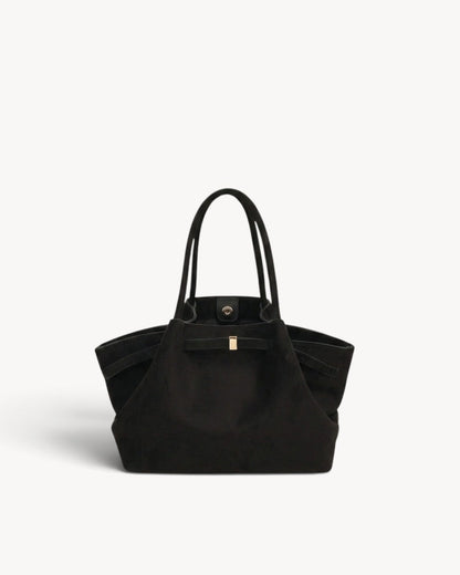 Elvaréne | Bolso tote de hombro fruncido con laterales alados
