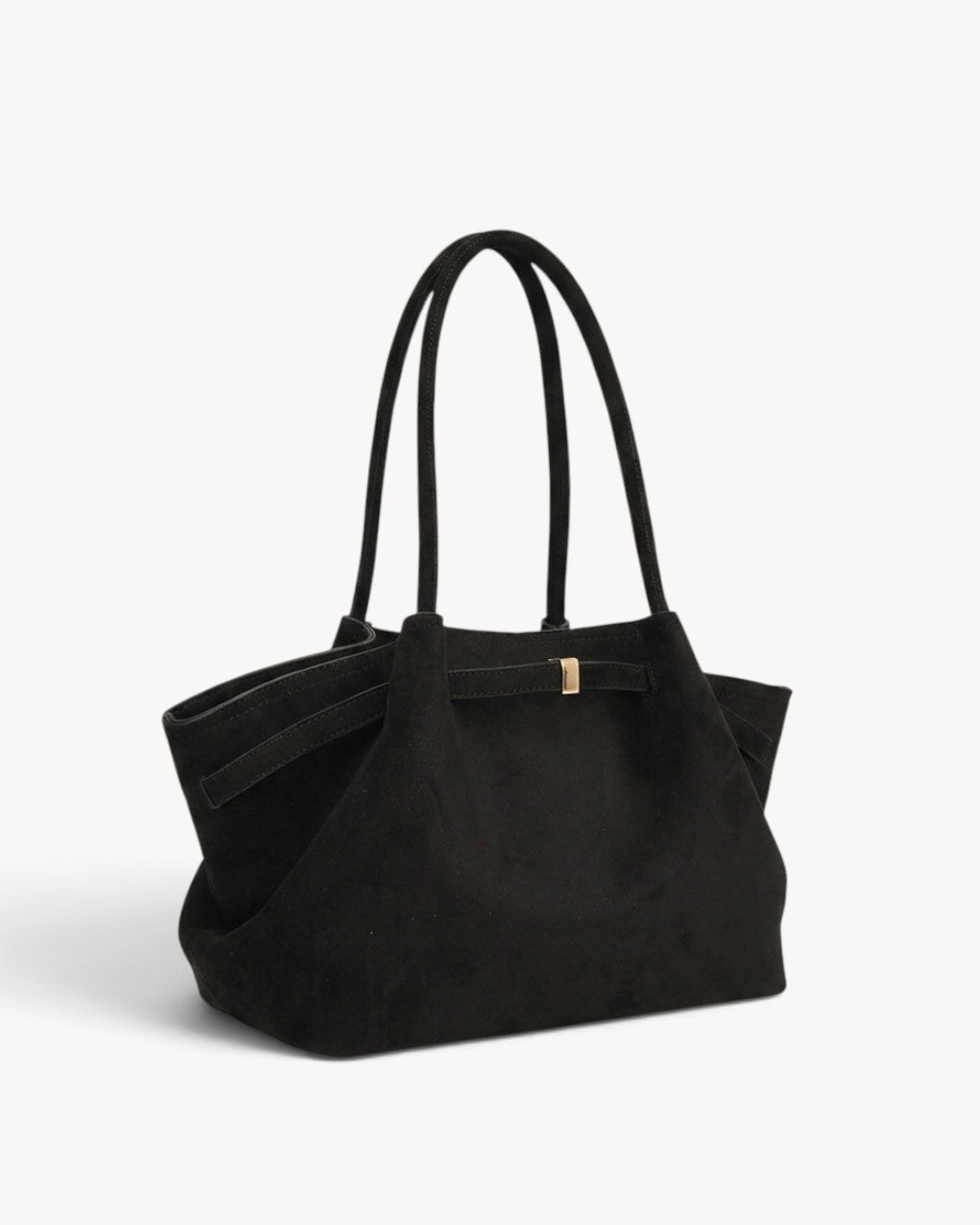 Elvaréne | Bolso tote de hombro fruncido con laterales alados