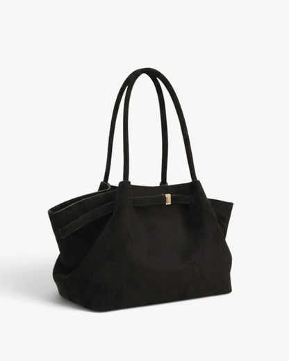 Elvaréne | Bolso tote de hombro fruncido con laterales alados