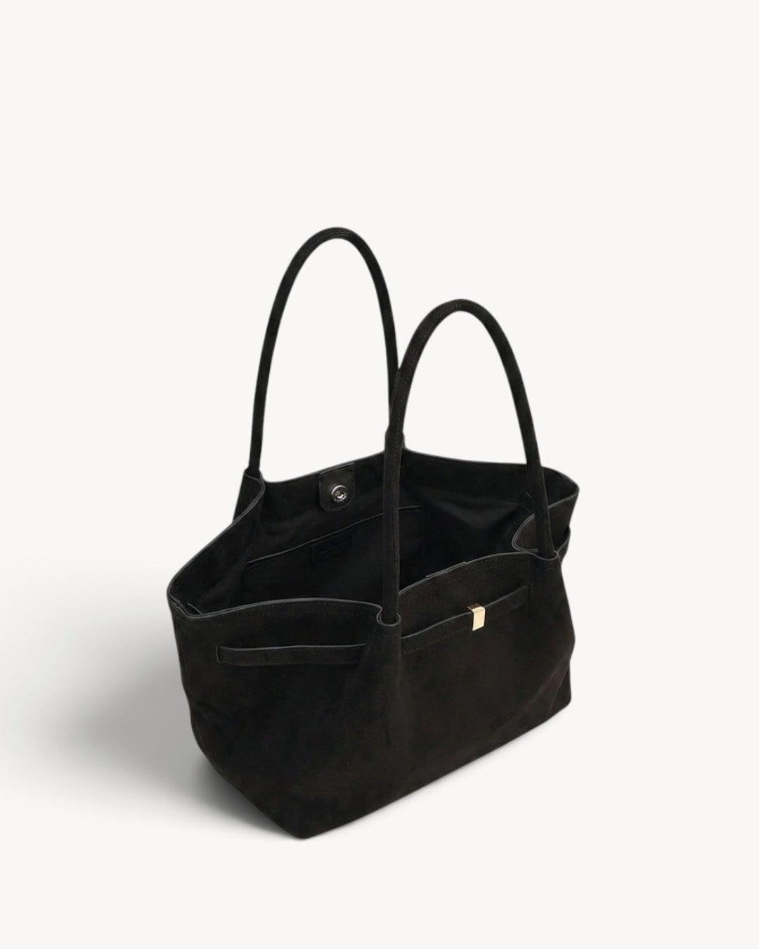 Elvaréne | Bolso tote de hombro fruncido con laterales alados