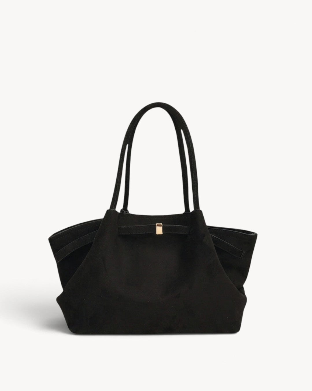 Elvaréne | Bolso tote de hombro fruncido con laterales alados