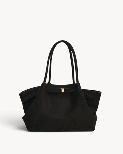 Elvaréne | Bolso tote de hombro fruncido con laterales alados