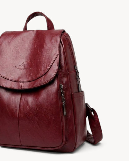 Nuvrek | Mochila de mujer con solapa y cremallera