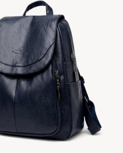 Nuvrek | Mochila de mujer con solapa y cremallera