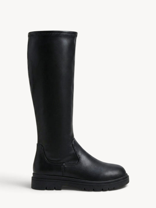 Malena | Botas hasta la rodilla con suela track
