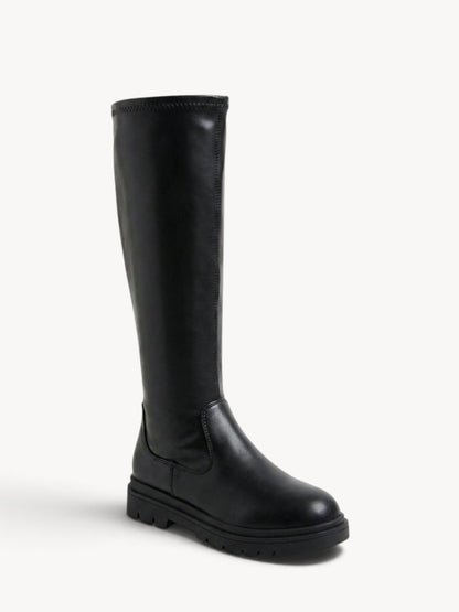Malena | Botas hasta la rodilla con suela track