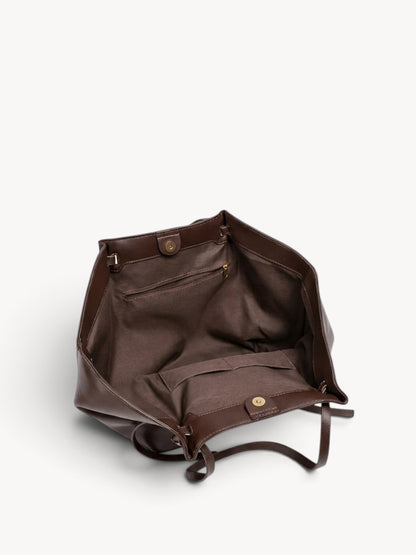 Inés | Bolso shopper estructurado con asas anudadas