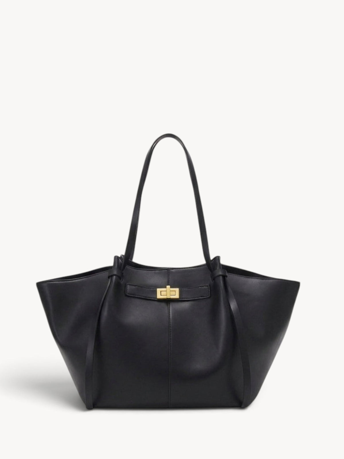 Inés | Bolso shopper estructurado con asas anudadas