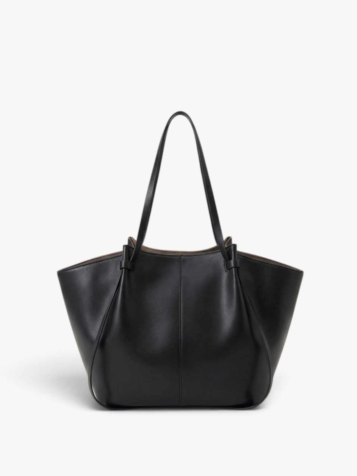 Inés | Bolso shopper estructurado con asas anudadas