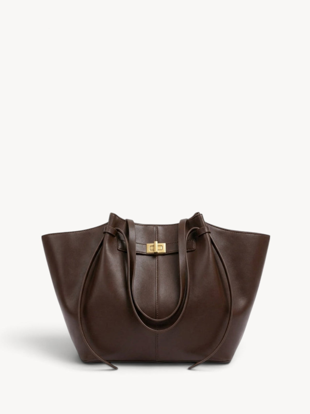 Inés | Bolso shopper estructurado con asas anudadas