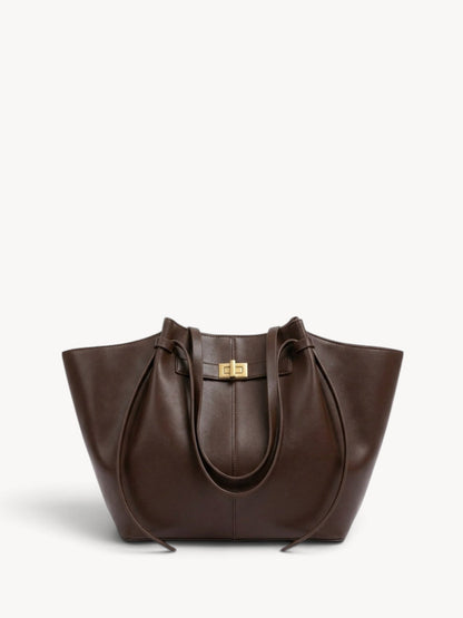 Inés | Bolso shopper estructurado con asas anudadas