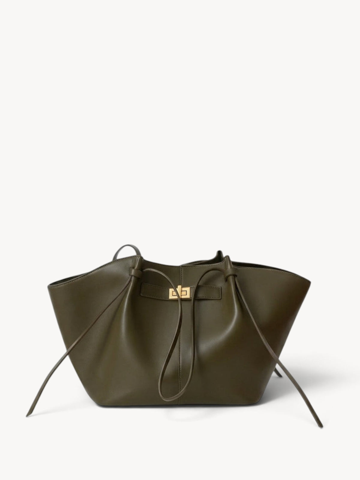 Inés | Bolso shopper estructurado con asas anudadas