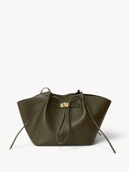 Inés | Bolso shopper estructurado con asas anudadas