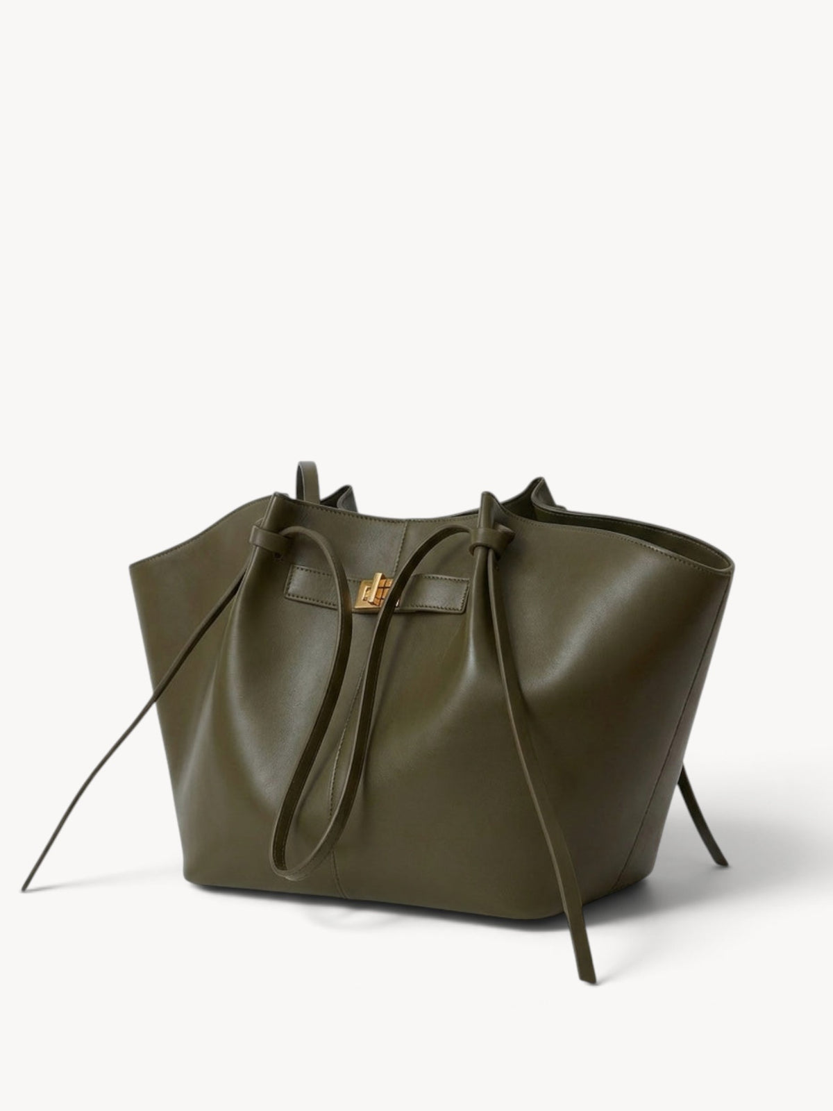 Inés | Bolso shopper estructurado con asas anudadas