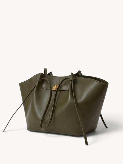 Inés | Bolso shopper estructurado con asas anudadas
