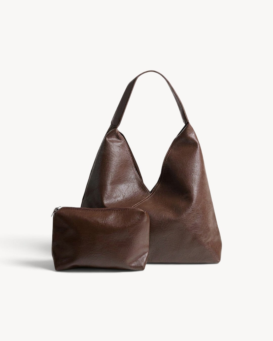 Varelune | Conjunto de bolso hobo de hombro con neceser