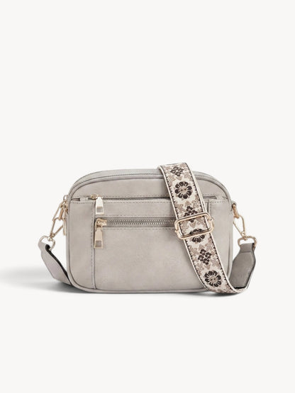 Cadela | Bolso bandolera con correa jacquard