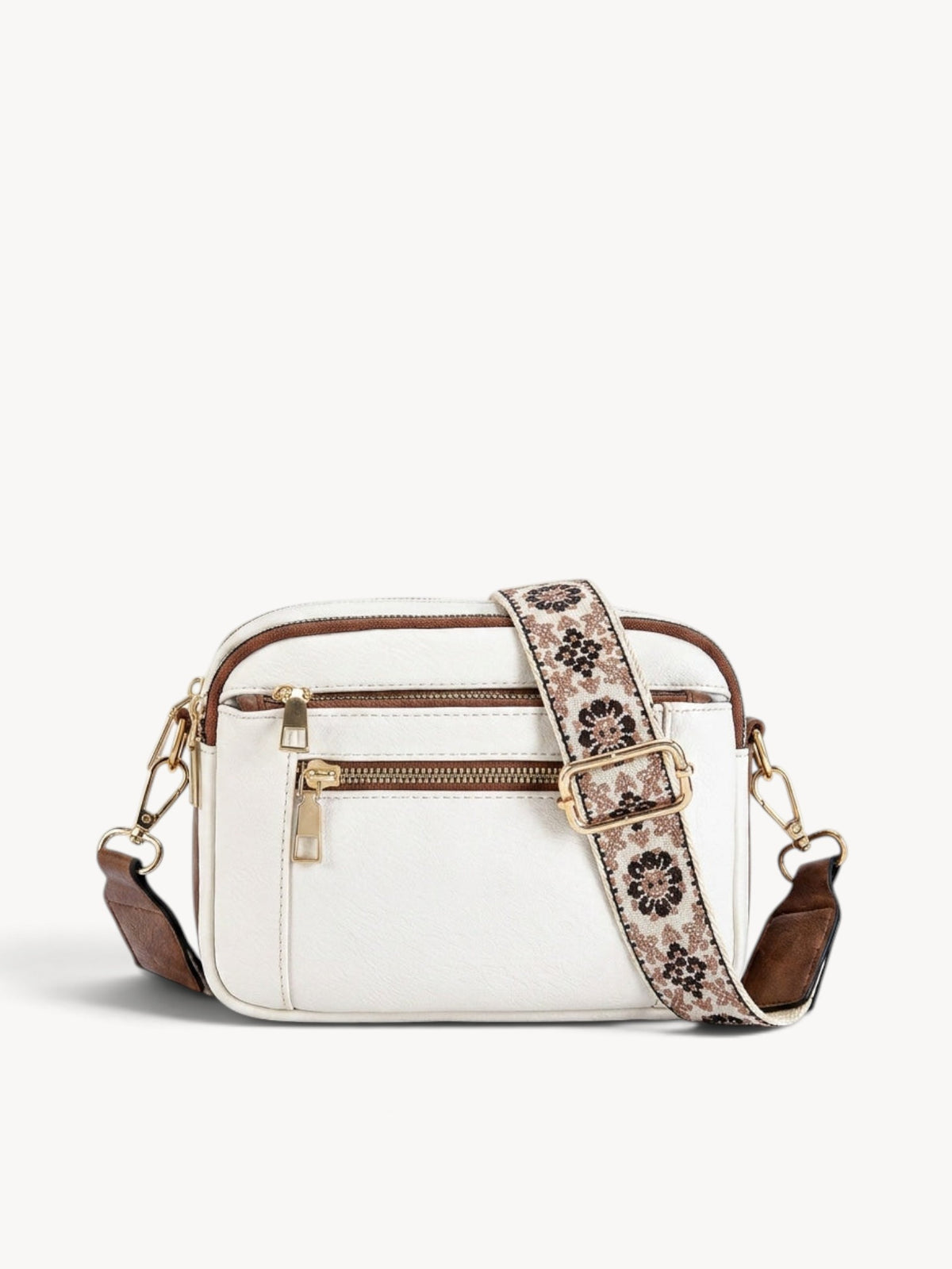 Cadela | Bolso bandolera con correa jacquard