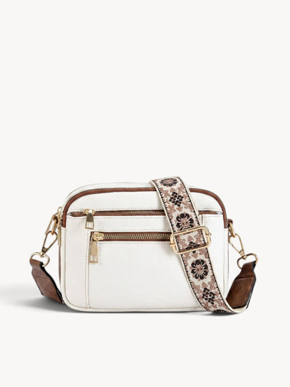 Cadela | Bolso bandolera con correa jacquard