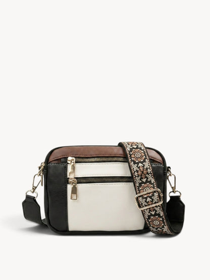 Cadela | Bolso bandolera con correa jacquard