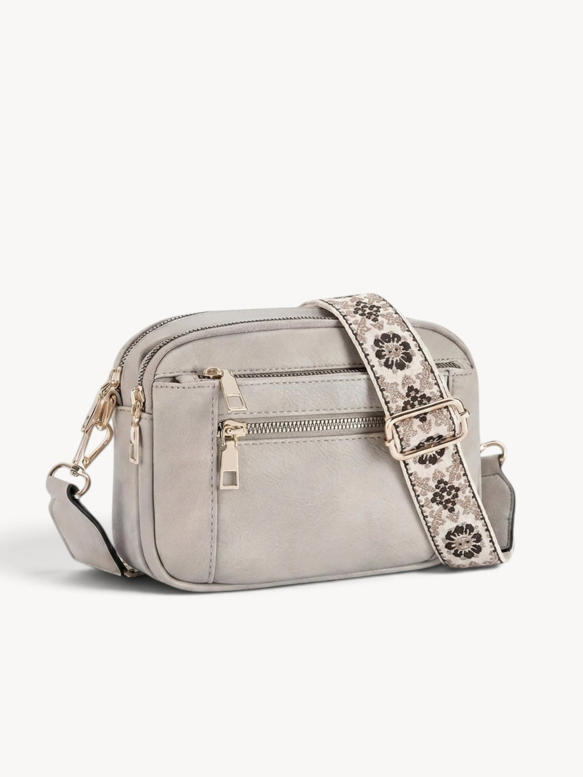 Cadela | Bolso bandolera con correa jacquard