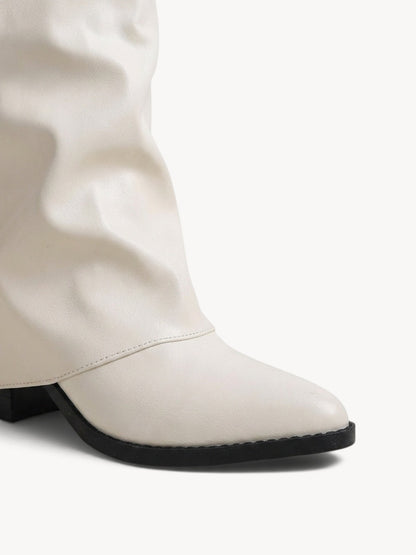 Aldara | Botas hasta la rodilla con vuelta y hebilla