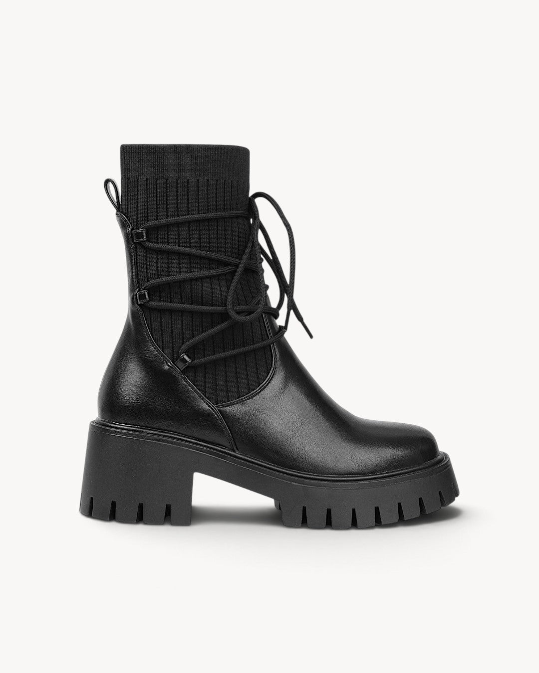 Veyr | Botines con cordones y plataforma