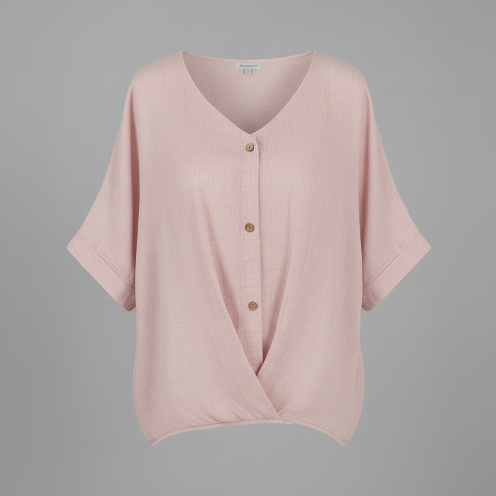 Blusa Elegante de Mujer | Blusa con Escote en Pico