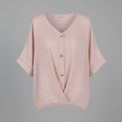 Blusa Elegante de Mujer | Blusa con Escote en Pico