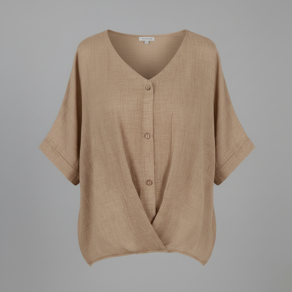 Blusa Elegante de Mujer | Blusa con Escote en Pico