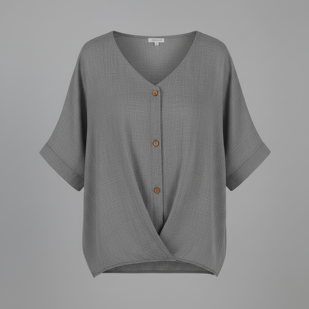 Blusa Elegante de Mujer | Blusa con Escote en Pico