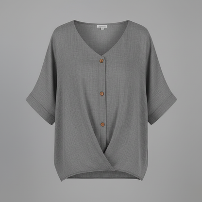 Blusa Elegante de Mujer | Blusa con Escote en Pico