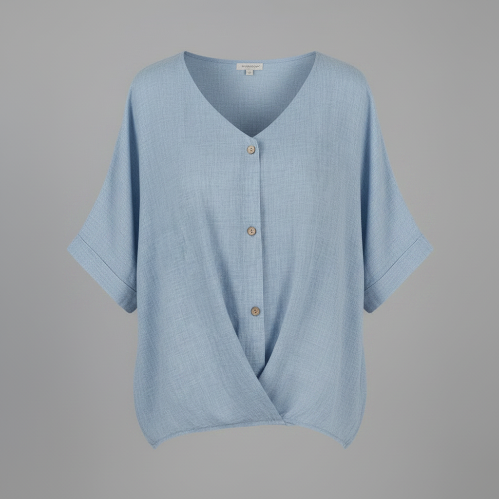 Blusa Elegante de Mujer | Blusa con Escote en Pico