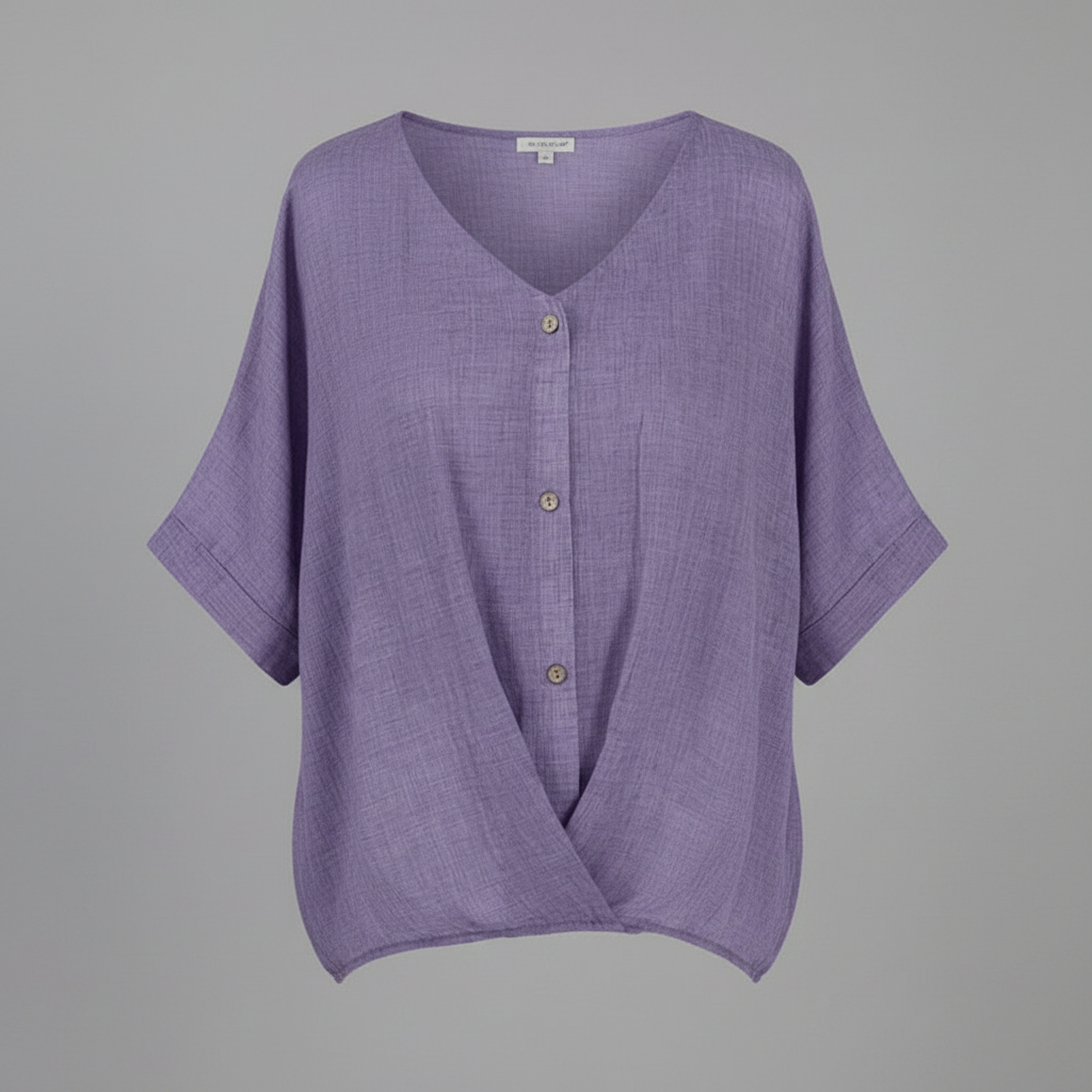 Blusa Elegante de Mujer | Blusa con Escote en Pico