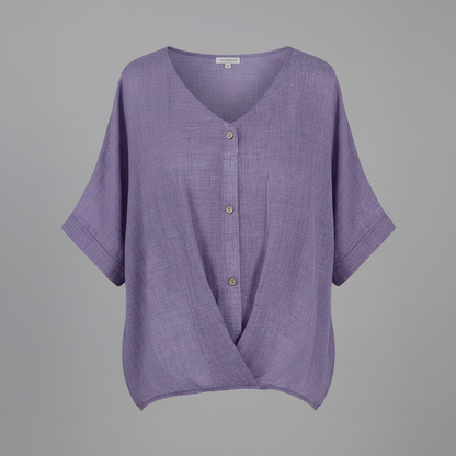 Blusa Elegante de Mujer | Blusa con Escote en Pico