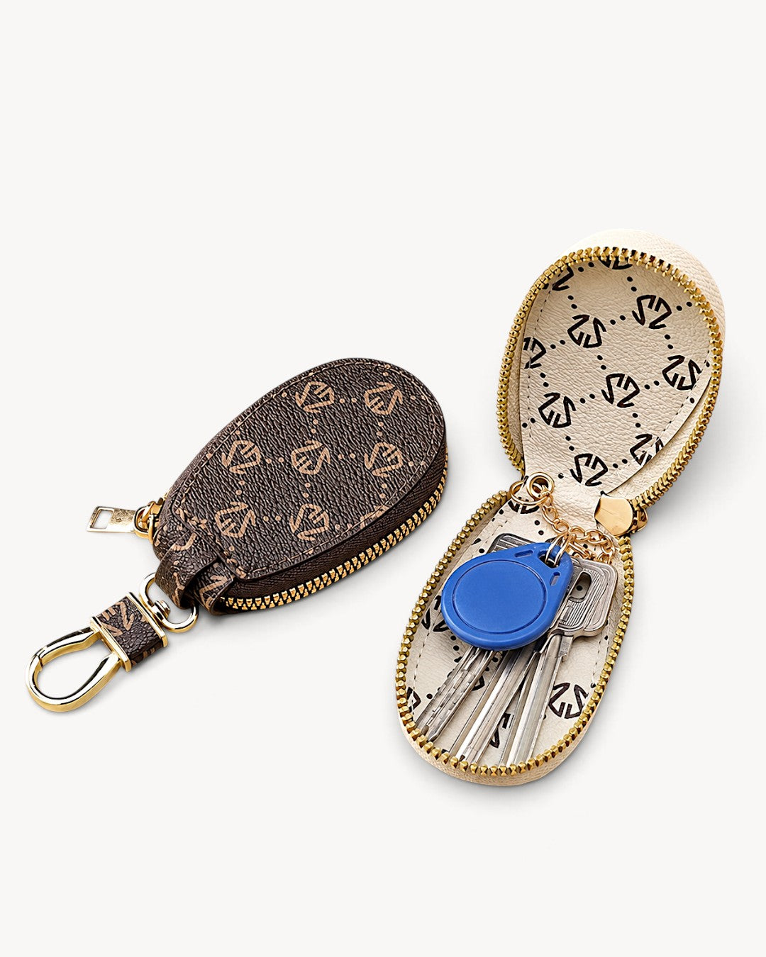 Hécate | Estuche para llaves con cremallera y mosquetón