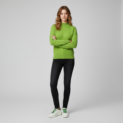 Jersey Elegante Mujer | Suéter Clásico de Algodón y Poliéster