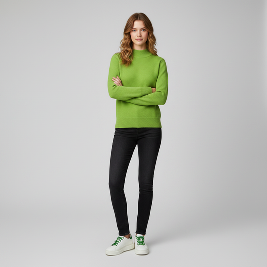 Jersey Elegante Mujer | Suéter Clásico de Algodón y Poliéster