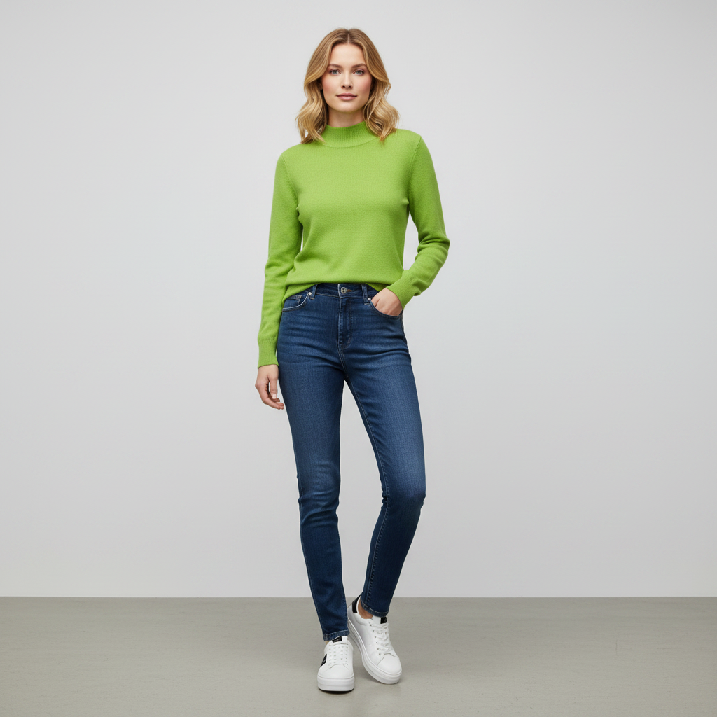 Jersey Elegante Mujer | Suéter Clásico de Algodón y Poliéster