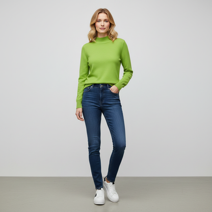 Jersey Elegante Mujer | Suéter Clásico de Algodón y Poliéster