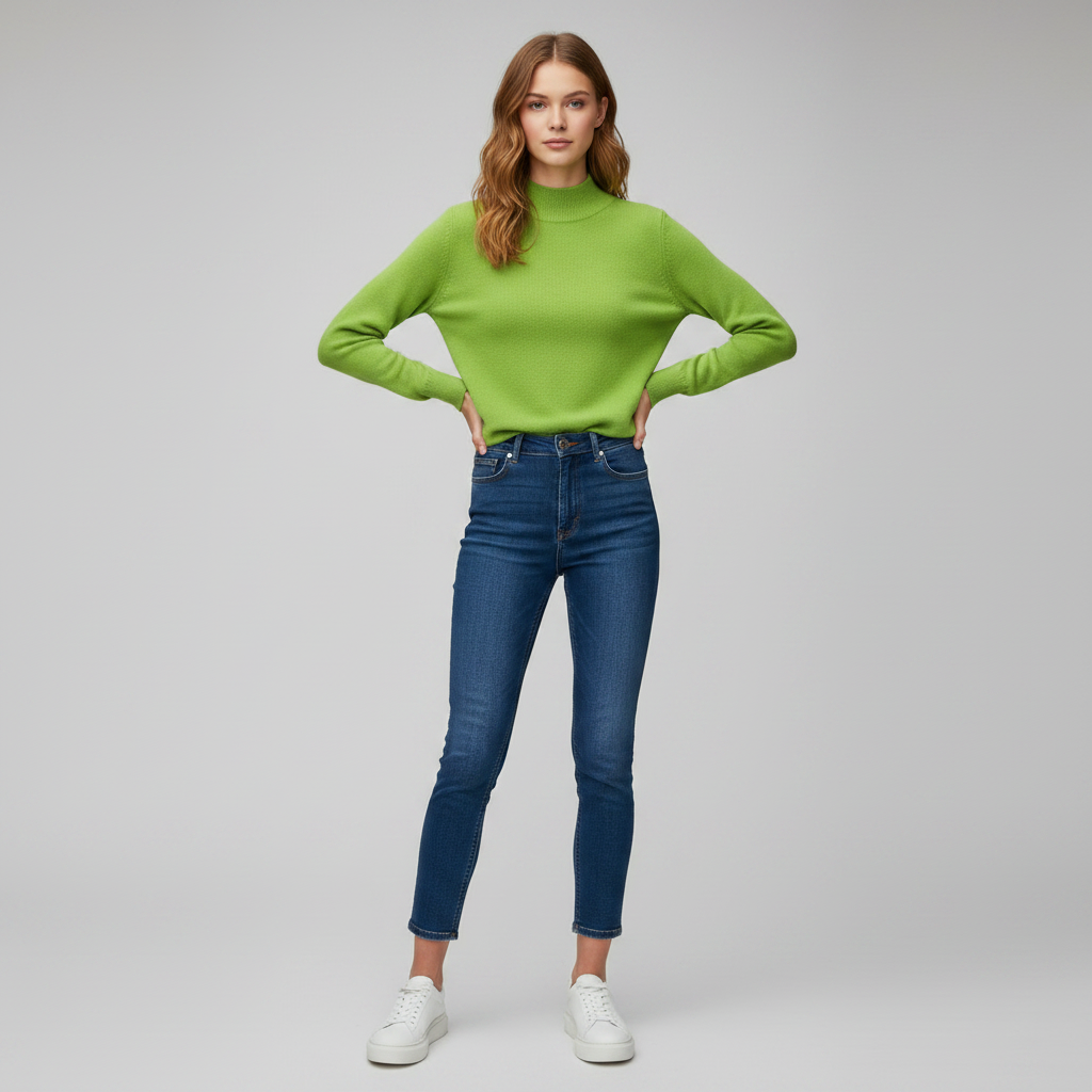 Jersey Elegante Mujer | Suéter Clásico de Algodón y Poliéster