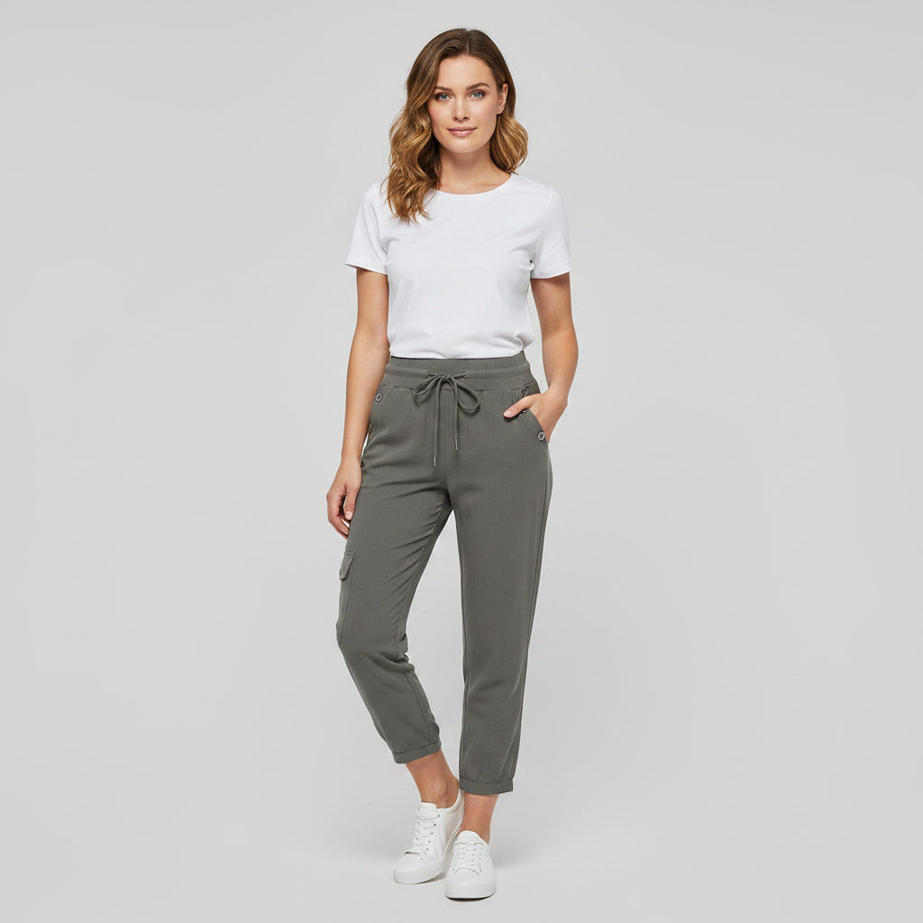 Pantalones Jana | Pantalones Jogger Mujer con Puños Elásticos