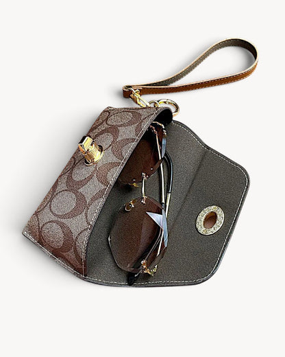 Eolo | Estuche para gafas de sol retro para colgar del bolso
