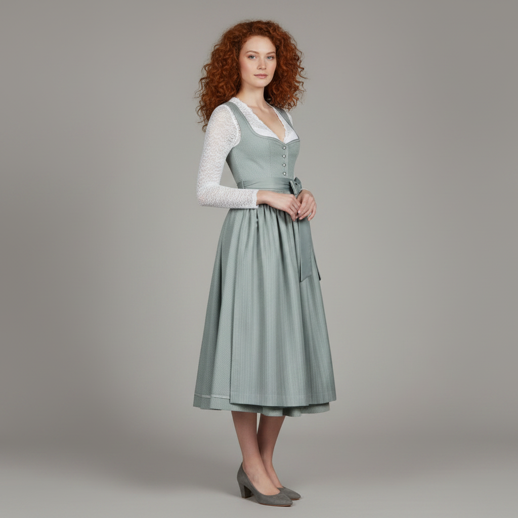 Vestido Tirolés Elegante Mujer | Traje Tradicional