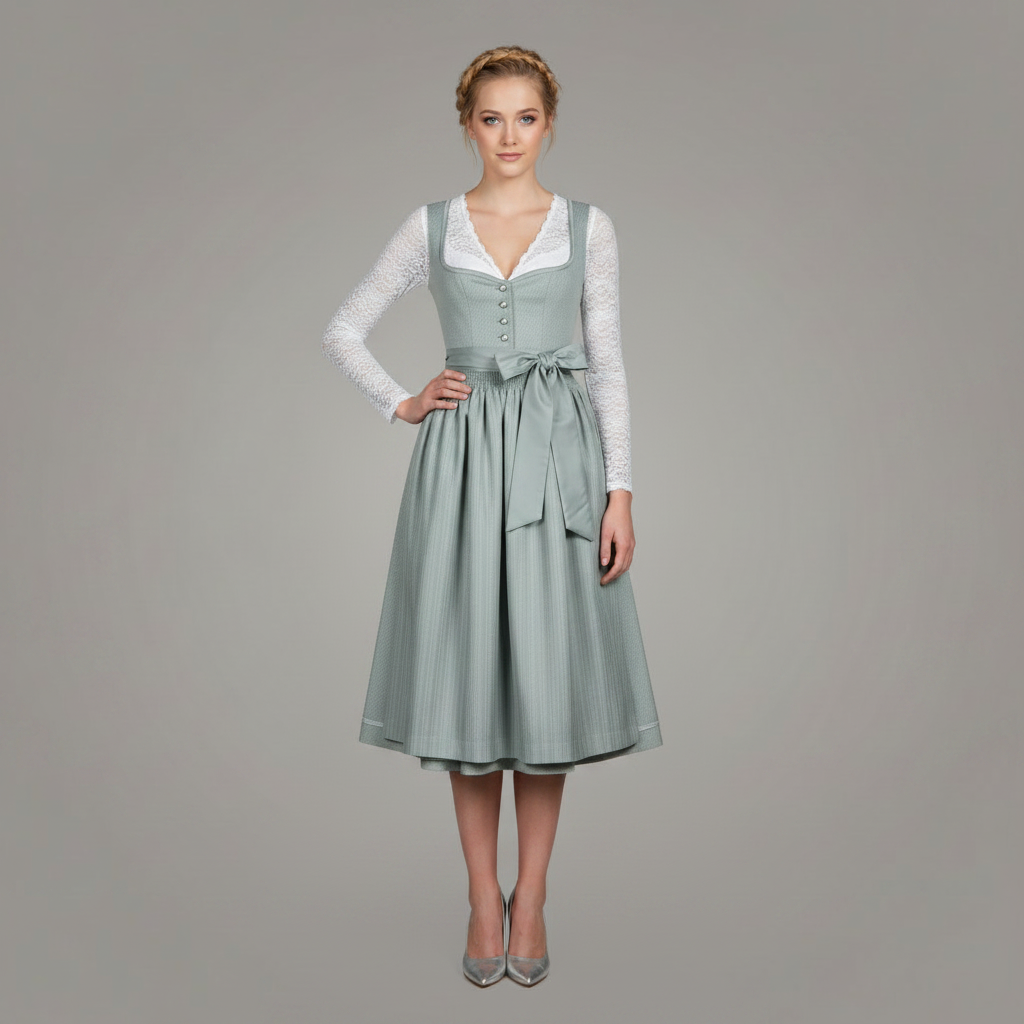 Vestido Tirolés Elegante Mujer | Traje Tradicional