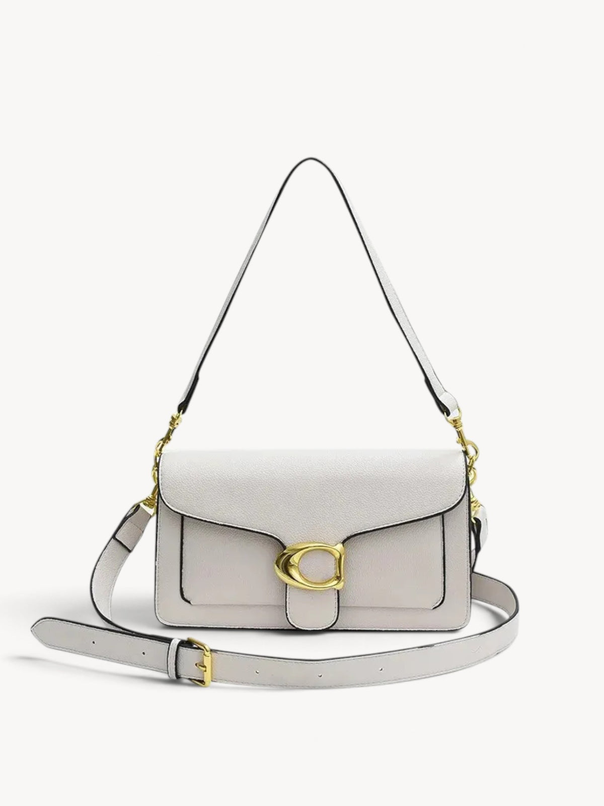 ÉLANVÉ | Bolso de hombro cuadrado con diseño minimalista