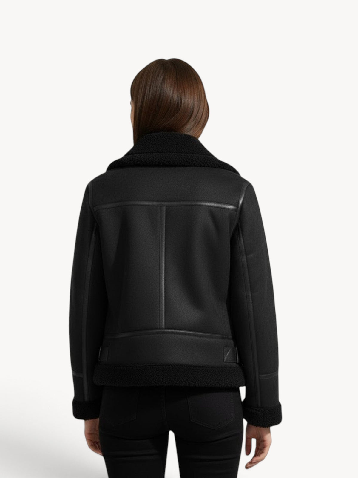 Berta | Chaqueta de ante de mujer con solapas