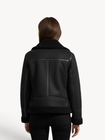 Berta | Chaqueta de ante de mujer con solapas
