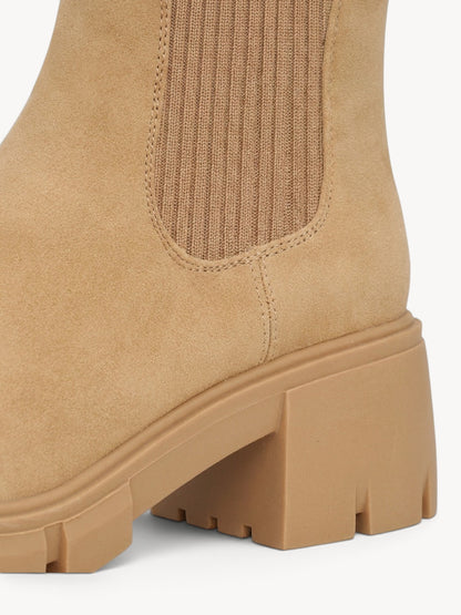 Rocío | Botines Chelsea con plataforma y tacón ancho